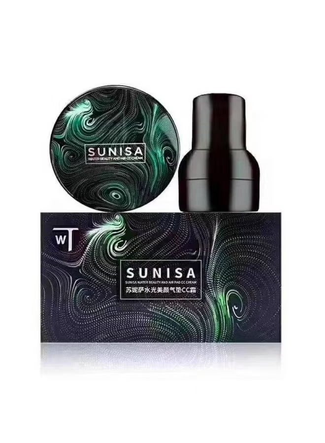 SUNISA Air Cushion Bb Cream Isolation Bb Nude Concealer Waterproof Matte Liquid Foundation For All Skin Types Cc Cream Full Coverage Concealer Cream, 20G, 1 Count