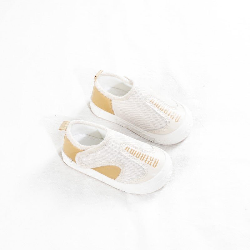 Baby Cotton Shoes Home Soft Sole Children'S Two Cotton Shoes Girls Fleece-Lined Shoes Boys Shoes Children'S Sneaker Tide - Image 1