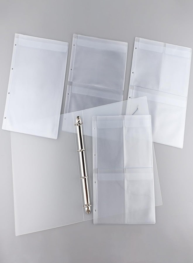 CYFUN DESIGN A4 Die Storage Book Binder,Die&Stamp Storage Folder,Page Protectors Pockets Inserts Organizer for Cutting Dies Stencil Album Stamp Crafts,1PCS Storage Book Cover&20PCS Inserts with 1/2/3/4 pockets - Image 3