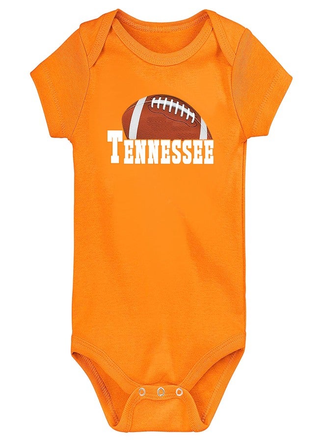 Future Tailgater 100% Cotton LOGO Baby Bodysuit and Chalk Art Bodysuit for Tennessee Fans - 2 Pack (Lt. Orange, 0-3 Months) - Image 3