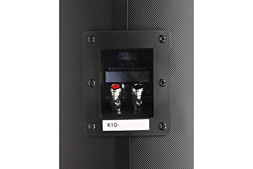 Earthquake Sound K-10 Kompressor Subwoofer Tube with SLAPS Technology, Black, White - Image 4