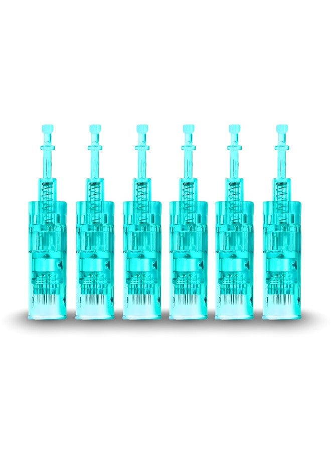 Kostech dr Derma Pen Ultima A6s Professional Microneedling 16 Pin & Nano Round Replacement Cartridges Micro Needling Cartridges Compatible with dr Derma Pen A6s and M8 (Pack of 10, A6S 16 Pin Needle) - Image 1