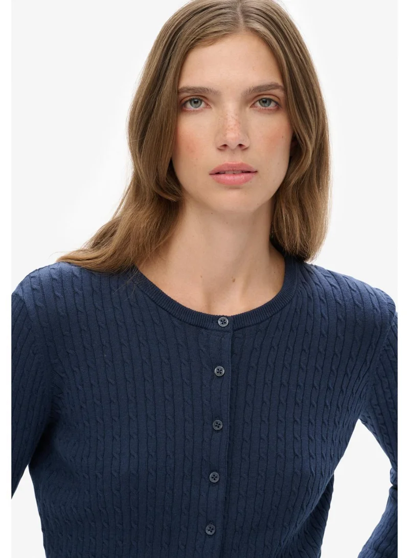 Superdry Micro Cable Cardigan