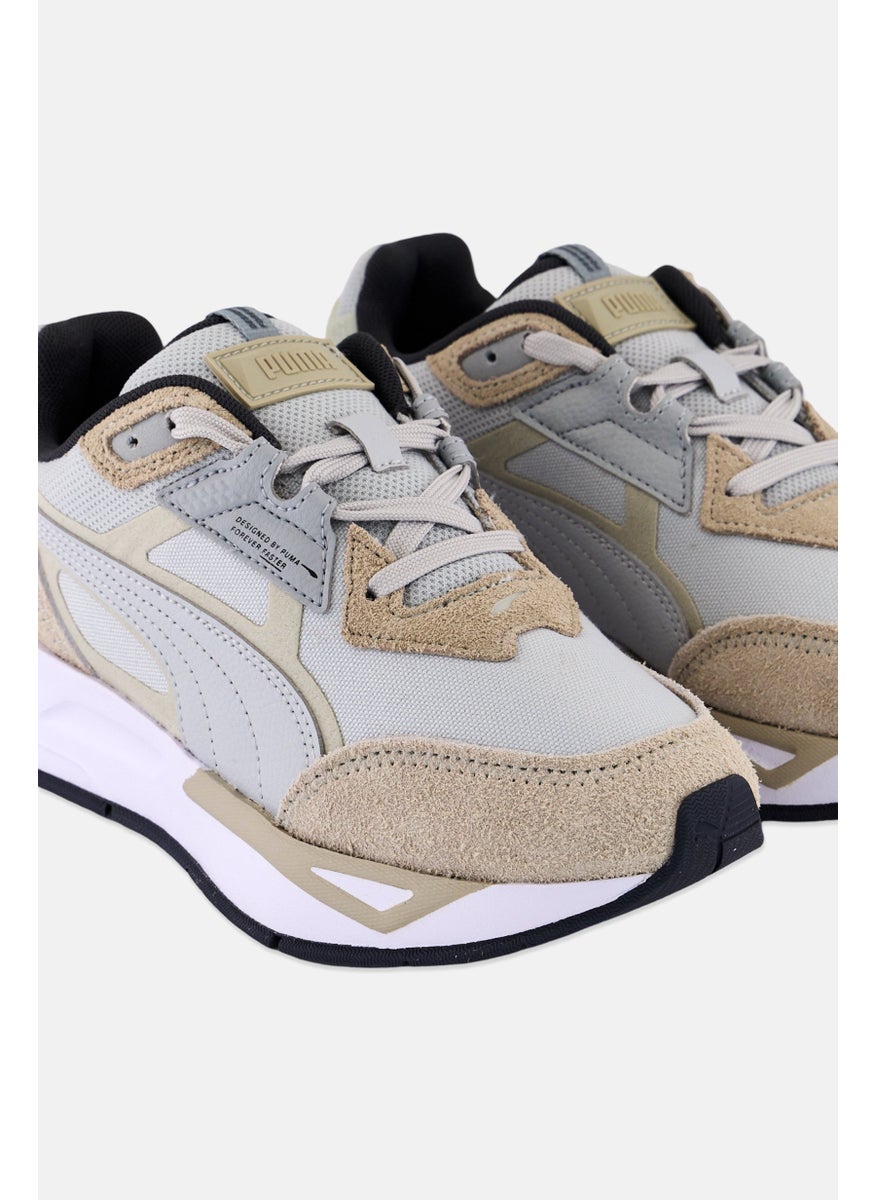 PUMA Kids Boy Mirage Hacked Safari Lace Up Outdoor Shoes, Beige Combo  - Image 3