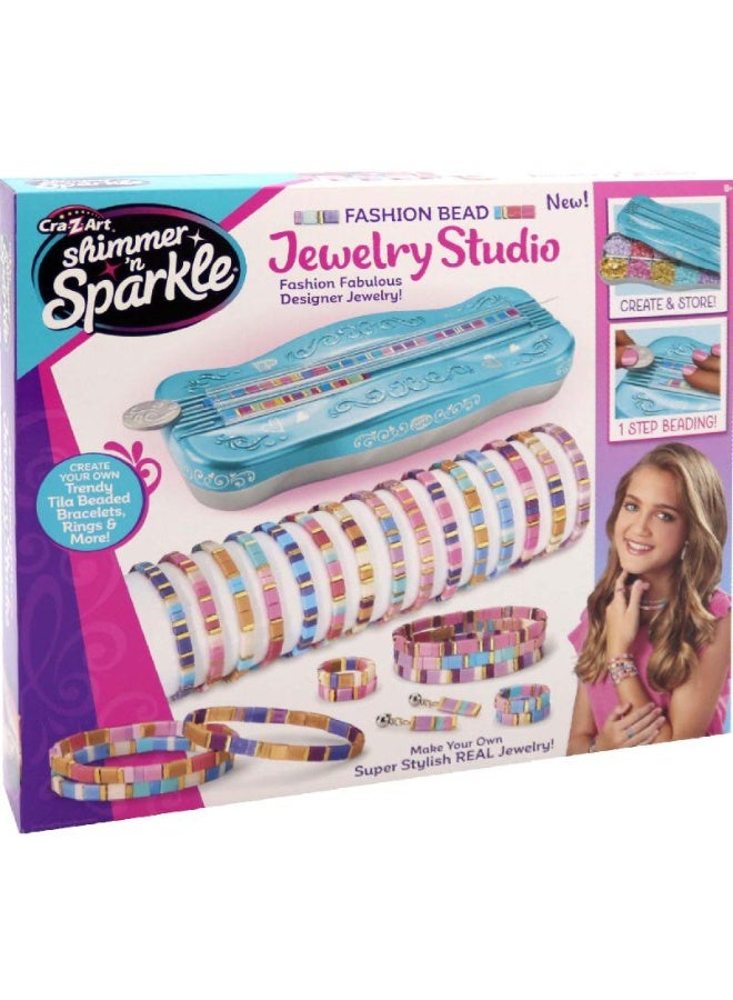 كري-زي-آرت سوار من الخرز التيلا من مجموعة شيمر آند سباركل فاشون بدي جيرلي ستوديو - دوتس آند داشز - Image 1