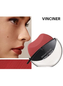 VINCINER Lazy Velvet Matte Lipstick-Lip shaped lipstick,easy to apply,long-lasting and non-fading matte effect matte lipstick Pink #03  - Image 1