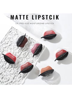 VINCINER Lazy Velvet Matte Lipstick-Lip shaped lipstick,easy to apply,long-lasting and non-fading matte effect matte lipstick Pink #03  - Image 3