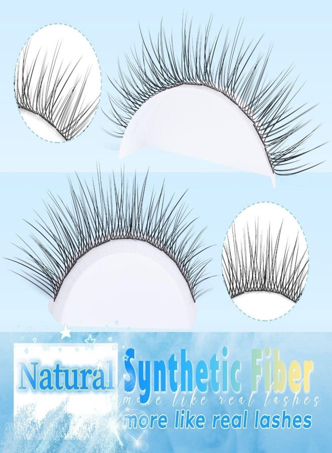 Newcally Natural Lash Clusters DIY Lash Extension Wispy Eyelash Clusters C-curly Cluster Eyelash Extension 10-14MM Individual Lashes Eyelash Extension Faux Mink Lash Clusters by Newcally - Image 5