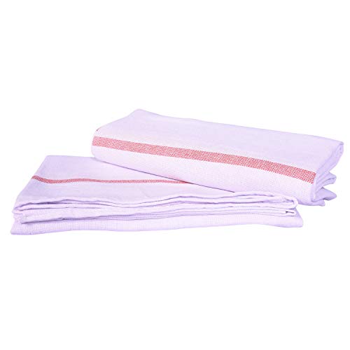 COMFORT WEAVE مناشف حمام كيرالا من قطن كومفورت ويف (ثورثو) عبوة من قطعتين (30" X 60"), أبيض, 152.4X76.2 سم, 200 TC, 152.4 سنتيمتر - Image 5