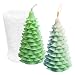 ZAKVOOR 3D Large Christmas Tree Shape Candle Mold Pine Tree Shape Silicone Mold for DIY Candle Making Holiday Crafts Soap Molding Resin Casting - Image 2