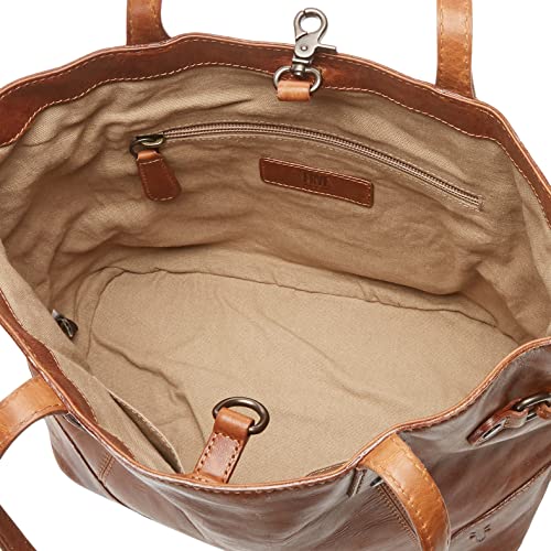 Frye womens Melissa Carryall Tote, Cognac, One Size US - Image 5