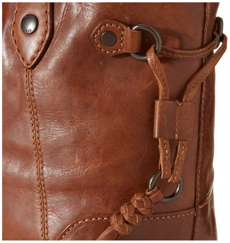 Frye womens Melissa Carryall Tote, Cognac, One Size US - Image 4