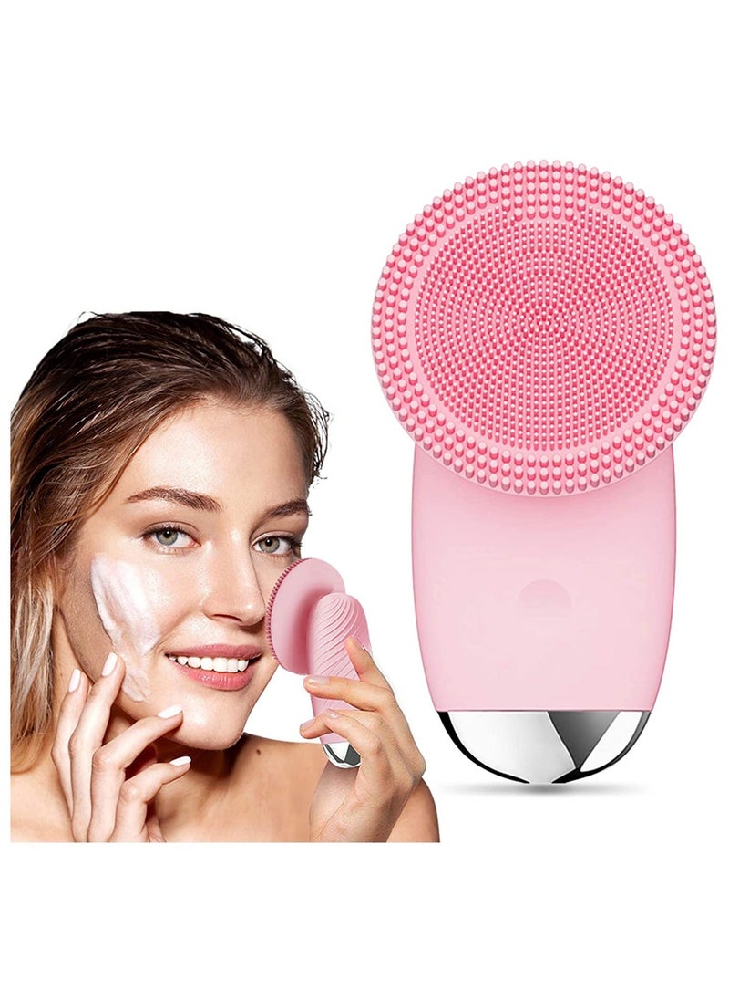 Y&D SYOSI Sonic Facial Cleansing Brush, Soft Silicone Waterproof Face Cleanser Bamboo Charcoal Wireless Charging Travel Size Massager for Makeup Remover, Deep Cleaning, Exfoliating, Anti Aging  - Image 1