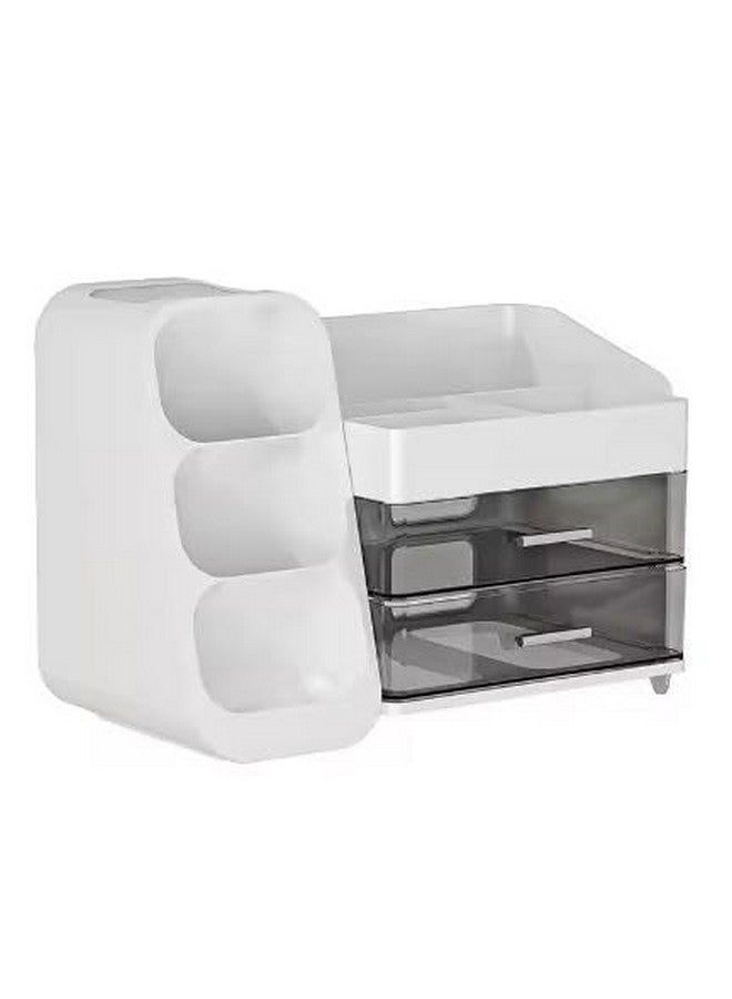 Bayleef Makeup Storage Box Two-in-One Multi-Layer Split Lipstick Finishing Desktop Large Capacity Skin Care Rack Good And Modern Look - Image 1