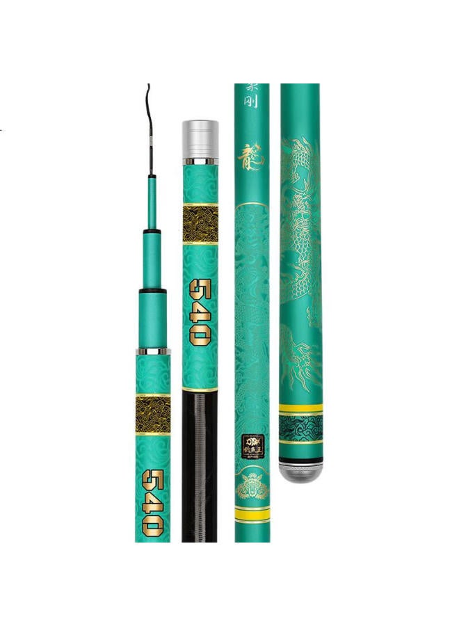 Fishing King Gentle Dragon Year C Memorative Edition Lightweight Small C Prehensive Ultra-hard Thin Fishing Rod For Crucian Carp, Wild Fishing Hand Rod - Image 1