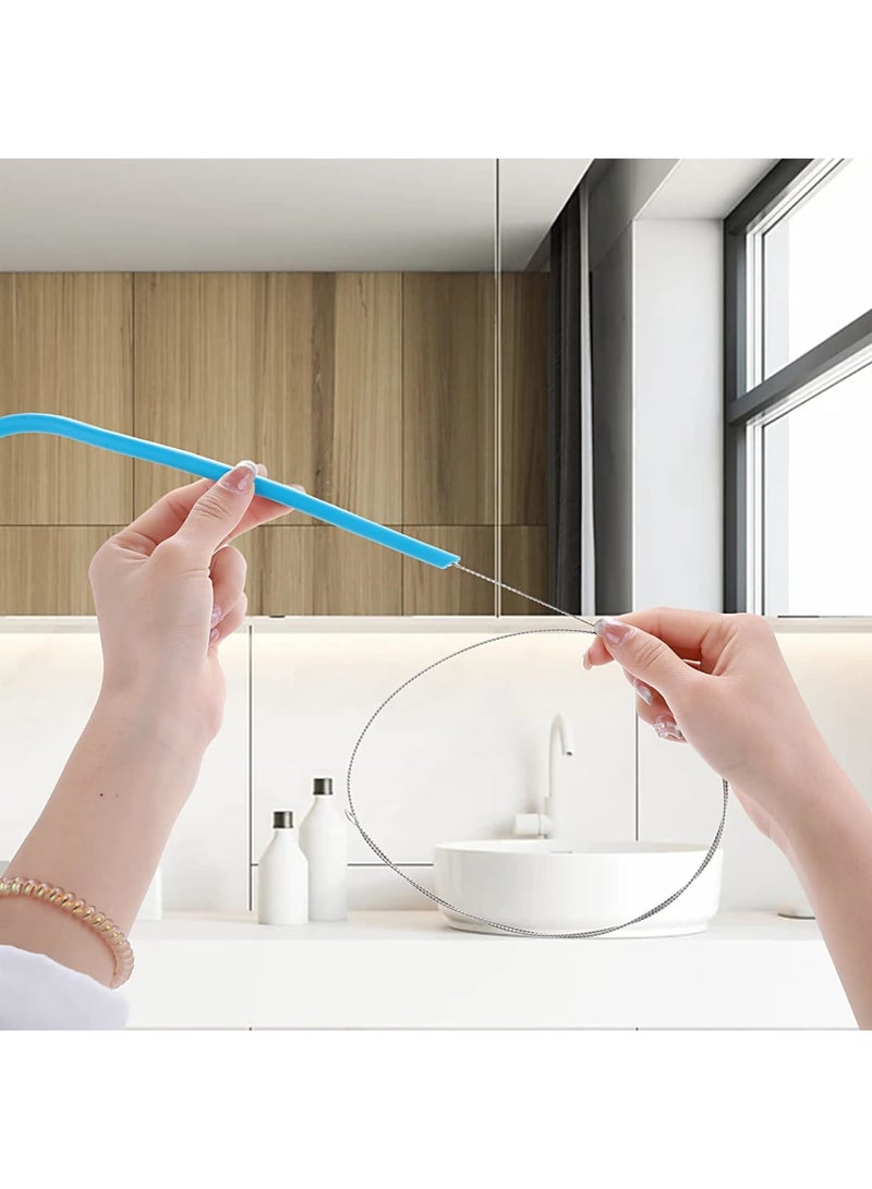 SYOSI Pipe Cleaners, 4 Pack Extra Long Nylon Bristle Cleaning Brushes for Straws Tubes Pipes Hoses Bottles and Refrigerator Drains, Flexible Durable Brush Set for Kitchen Home Bar and Travel Use - Image 5