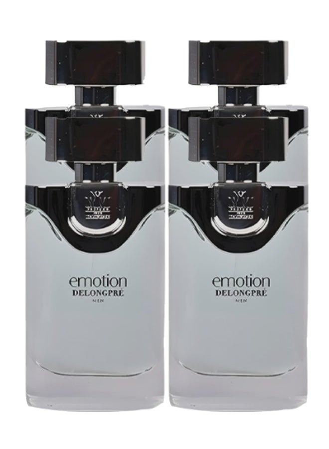 DELONGPRE 4 Pieces Emotion Delongpre Perfume For Men 75ml EDT - Image 1