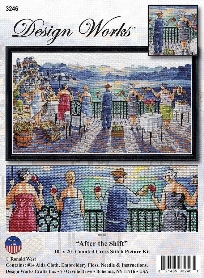 DesignWorks Ink Design Works After The Shift Counted Cross Stitch Kit - Image 2