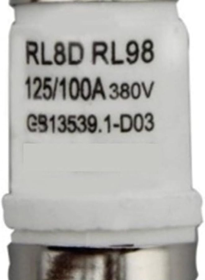 RL8D RL98 125 Spiral Ceramic Fuse 380V D03 Tube 80A 100A 125A Marine Fuses Core 100A 10 Pieces - Image 1