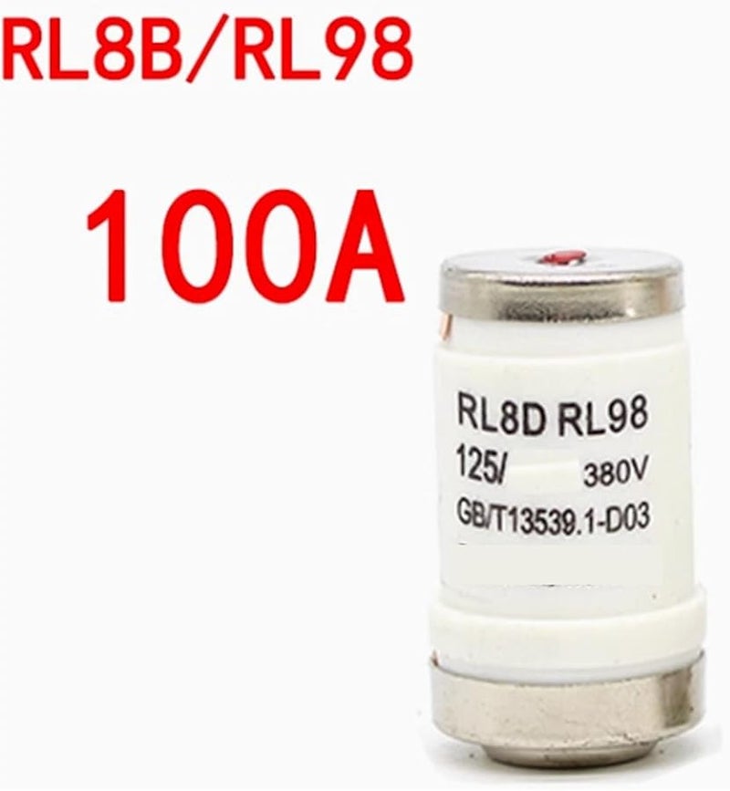 RL8D RL98 125 Spiral Ceramic Fuse 380V D03 Tube 80A 100A 125A Marine Fuses Core 100A 10 Pieces - Image 3