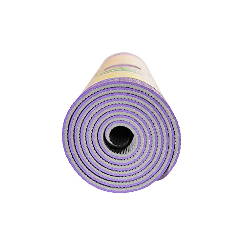 Hugger Mugger Earth Elements 5 mm Yoga Mat - Teal Onyx - Grippy Texture, Reversible, Cushion, Non-toxic Biodegradeable Material, Lightweight - Image 4
