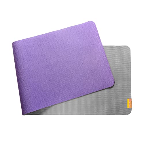 Hugger Mugger Earth Elements 5 mm Yoga Mat - Teal Onyx - Grippy Texture, Reversible, Cushion, Non-toxic Biodegradeable Material, Lightweight - Image 3