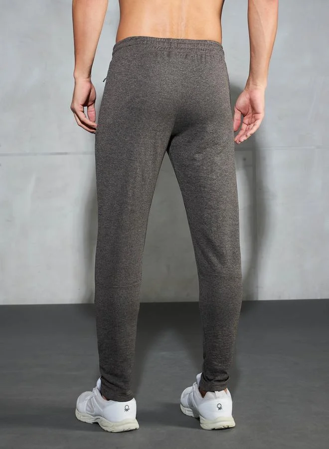 Technosport Technosport Men Melange Slim Fit Track Pants