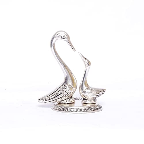 KridayKraft Metal Love Birds swan Set Pair of Kissing Duck,Showpiece for Home Decor Statue Love for Romantic Gift to Boyfriend,Girlfriend,Wife,Gift Your Relatives On Wedding,Anniversaries,Birthday... - Image 5