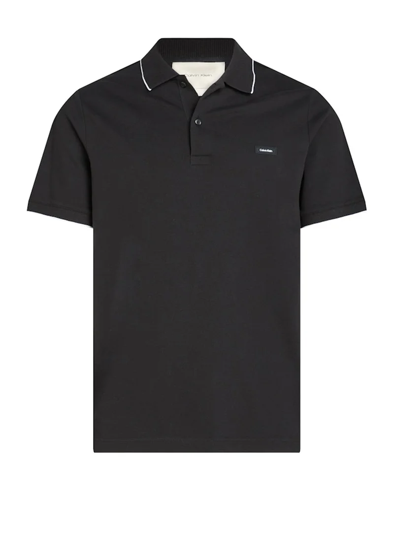 CALVIN KLEIN Slim Stretch Cotton Pique Polo