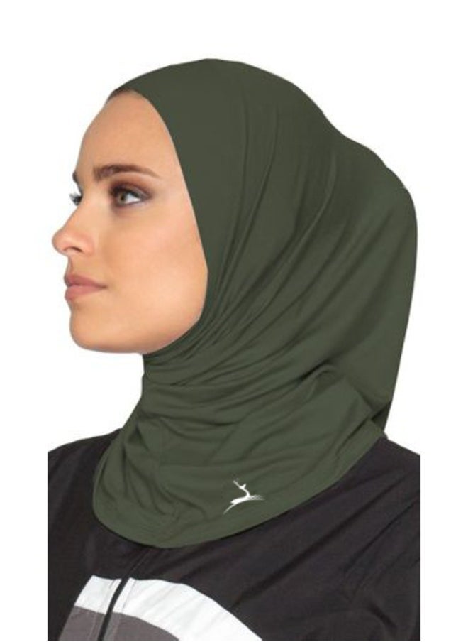 دو سبورتس وير - دو غطاء راس "حجاب" زيتي - Image 1