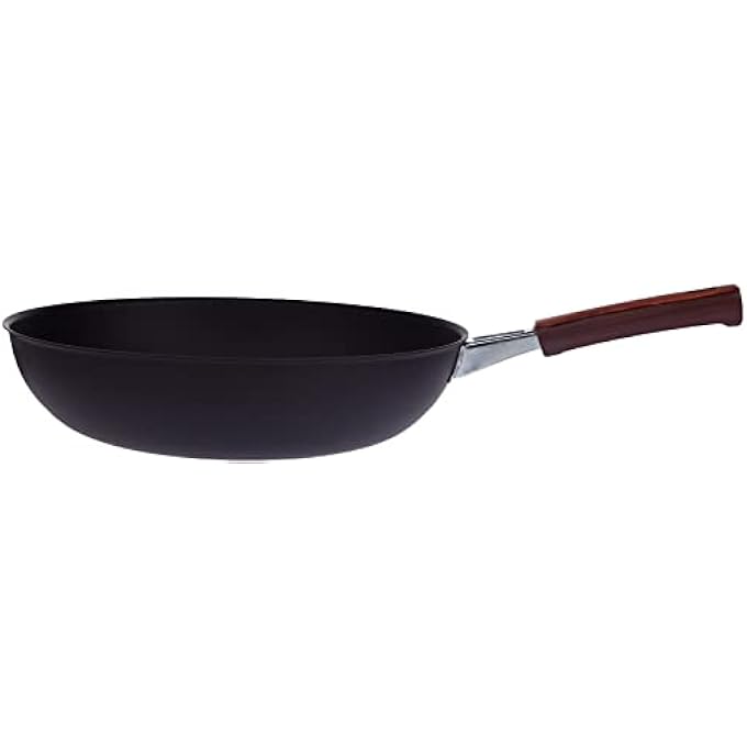 Rotwal Black Iron Coated Pekin Pan Wokpan Made In Japan 30 Cm - Image 2