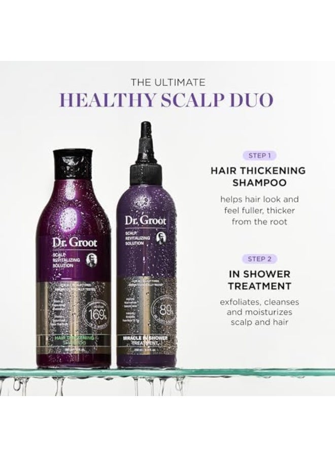 Dr.Groot Hair Thickening Shampoo for Loss, Korean Care With Biotin, Rosemary Oil to Help Volumize Thinning, Damaged Hair, Hydrate Scalp, Revitalizing Solution - Image 3