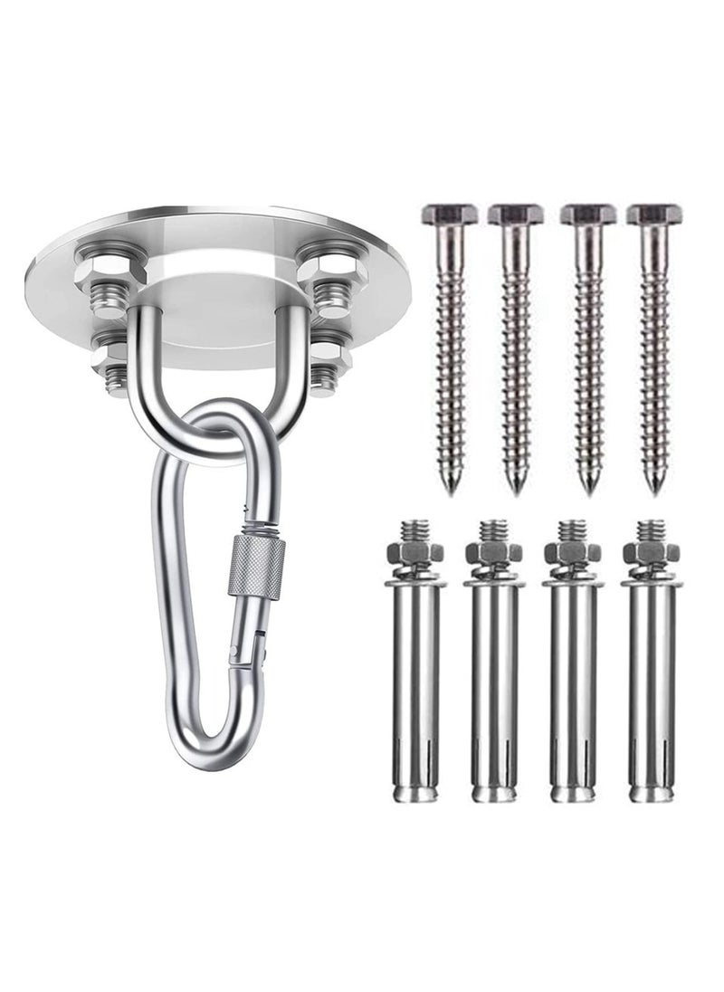 Excefore - Hammock Hanging Kit Heavy Duty Swing Hanger 1000lb Capacity, Hammock Chair Hanging Kit Durable Hanging Chair Hardware for Wall/Woot, Ceiling Swing Mount for Indoor Outdoor - Image 1