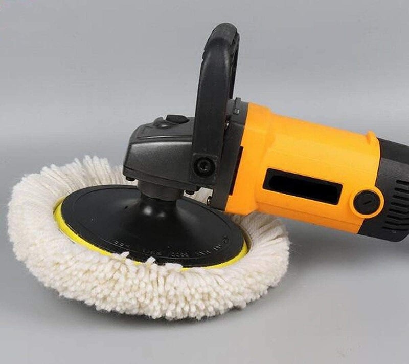 AQ AQSON وسادة تلميع من الصوف AQSON بحجم 7 بوصة لاستعادة السيارات والألياف الزجاجية - Image 5