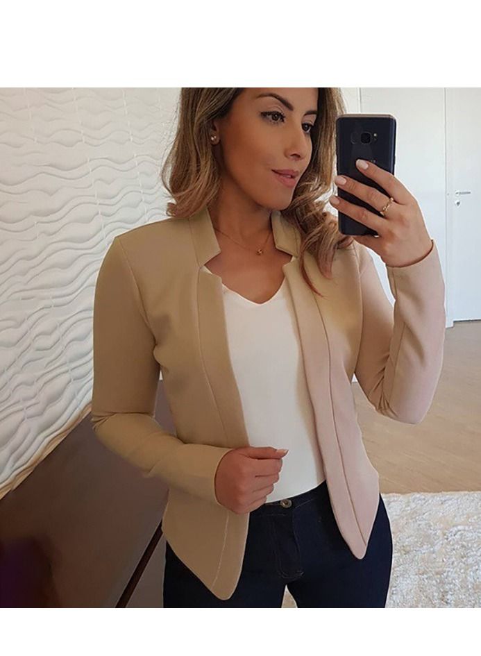 Loquat Women's New Fashion Simple Slim Coat 