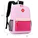BEFUNIRISE Toddler Backpack12inch Preschool Backpack for Kids Boys and Girls 24 Kindergarten Preschool Bookbag with Chest Buckle Purple Pink Small - Image 2