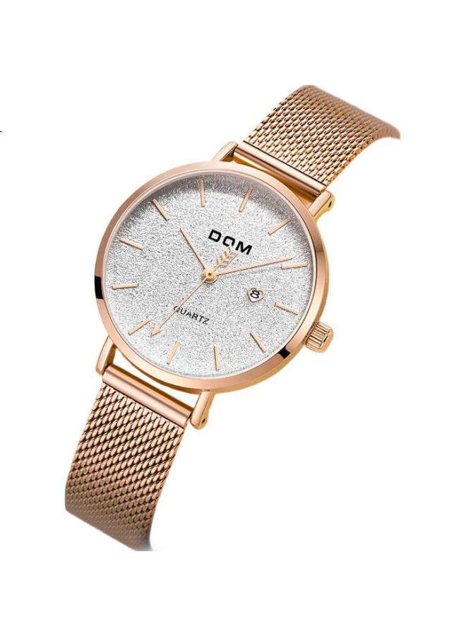DOM Genuine Ultra-Thin Simple Ladies Watch Light Luxury Mechanical Wind Stone Quartz Waterproof Birthday Gift For Girlfriend For Girls - Image 1