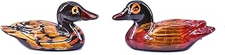 LHR trading inc LHR trading inc LHR Trading inc Feng Shui Pair Mandarin Ducks for Love & Fidelity Resin (2 1/2 inch Small Size)  - Image 1