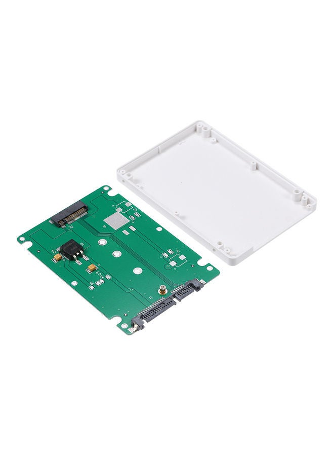 NIBEMINENT NGFF M.2 SSD To 22Pin SATA Converter Adapter White - Image 3