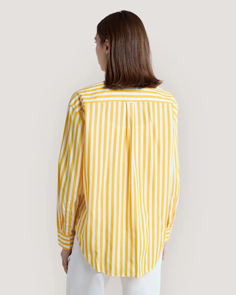 GANT Gant Relaxed Fit Classic Striped Poplin Shirt
