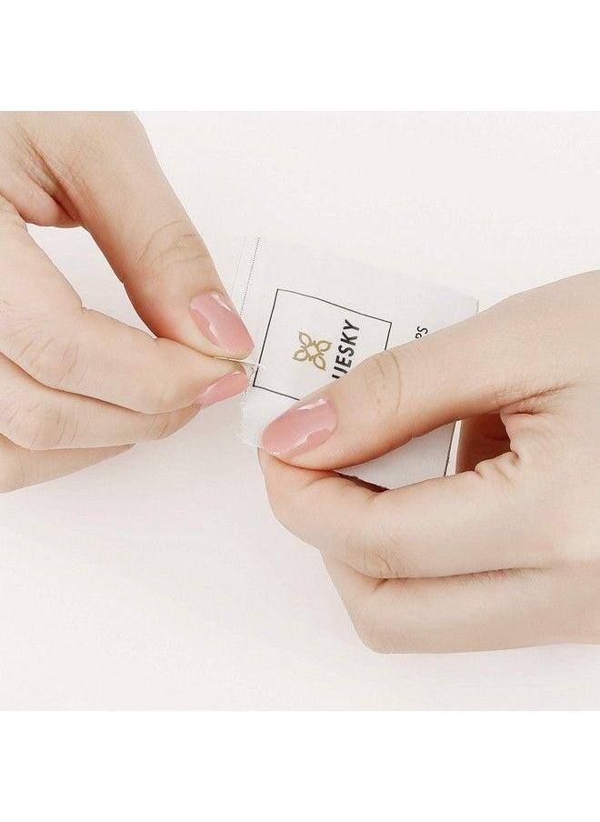Bluesky Acetone Gel Polish Remover Wraps Pre Soaked Soak Off Nail Varnish Removal Pads 200 Pack  - Image 5