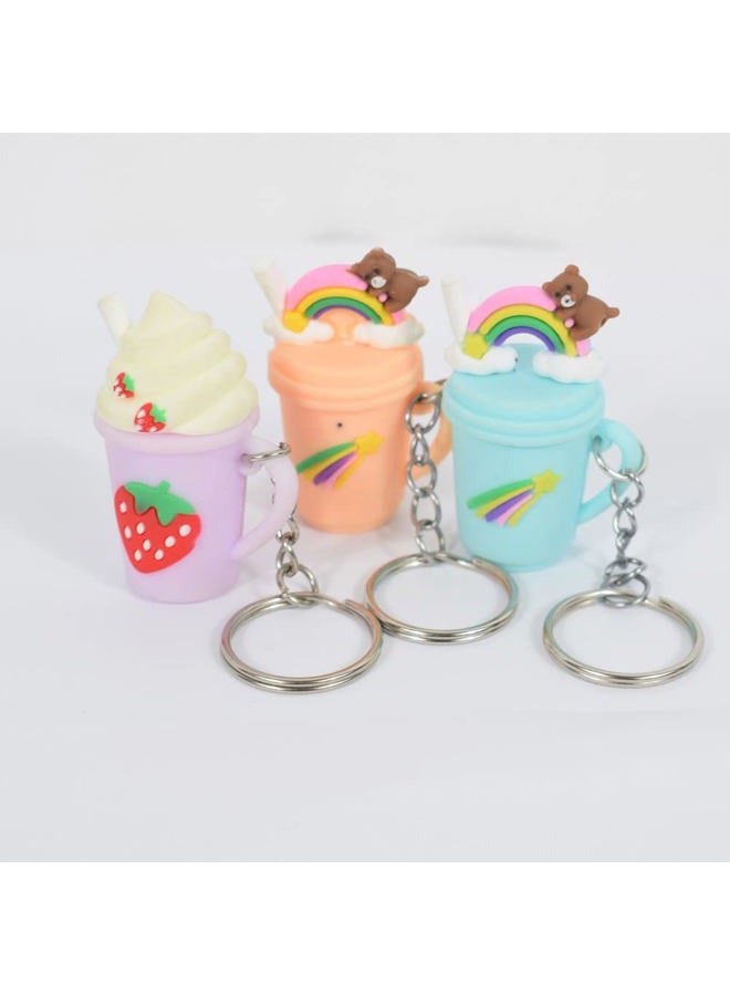 REEMTOO 50PCS Bulk Keychains, 1 Inch Key Rings and Chain - Image 5