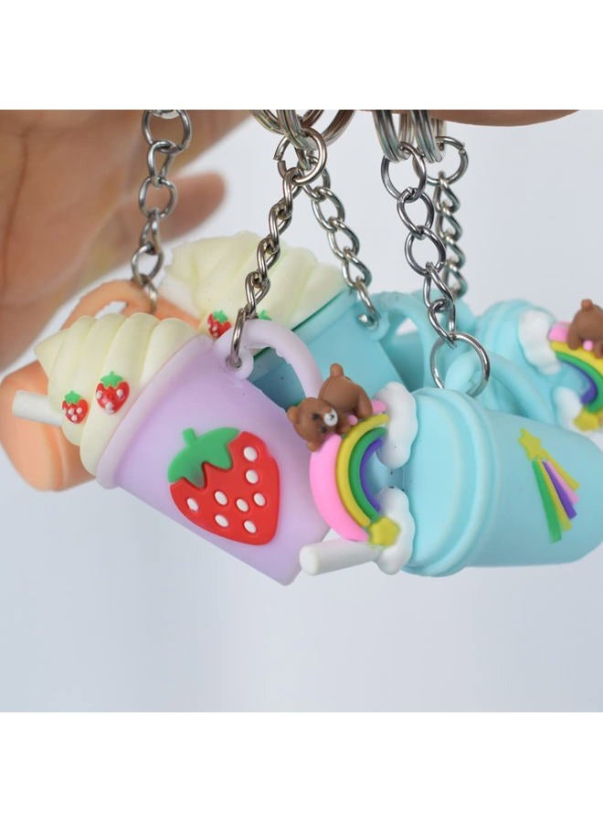 REEMTOO 50PCS Bulk Keychains, 1 Inch Key Rings and Chain - Image 4