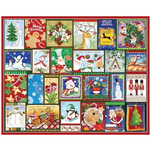 WHITE MOUNTAIN PUZZLES Christmas Countdown 1000 Piece Puzzle 1 EA - Image 1