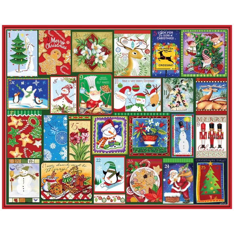 WHITE MOUNTAIN PUZZLES Christmas Countdown 1000 Piece Puzzle 1 EA - Image 3