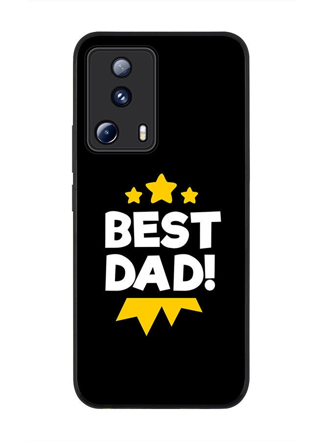 Rugged Black edge case for Xiaomi 13 Lite 5G / Xiaomi Civi 2 5G, Slim fit Soft Case Flexible Rubber Edges Anti Drop TPU Gel Thin Cover -  Best Dad Medal
