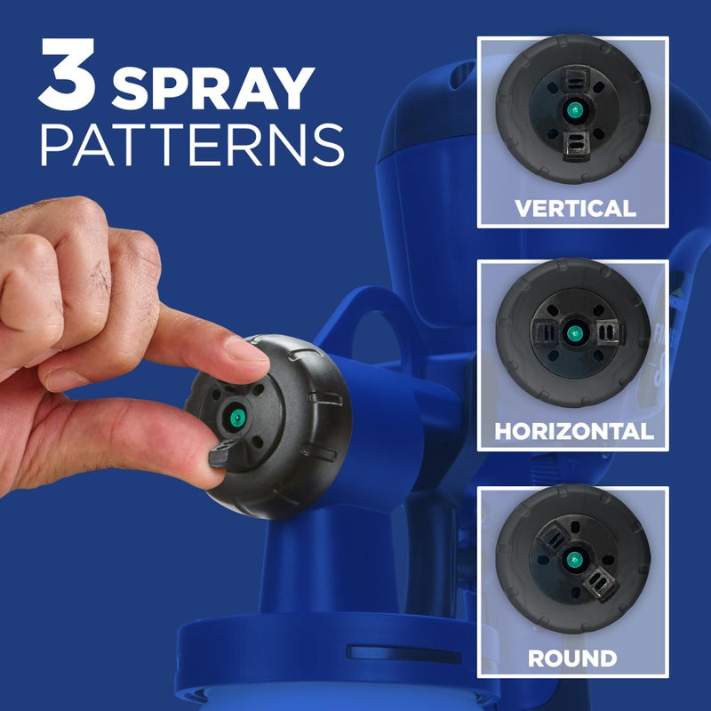 HomeRight C800971.A Super Finish Max, Includes 3 Brass Spray Tips, 3 Spray Patterns, Easy to Clean HVLP Paint Sprayer, Great for Furniture, Cabinets, Trim & More, Sprays Stains, Sealers & Latex Paints - Image 4