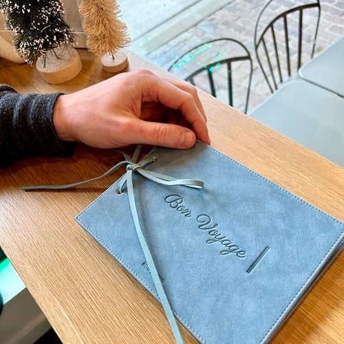 SIMPLY RSB Vegan Leather Postcard Album - Transform Postcards into a Travel Keepsake, Frame & Organize (Bon Voyage) - Image 2