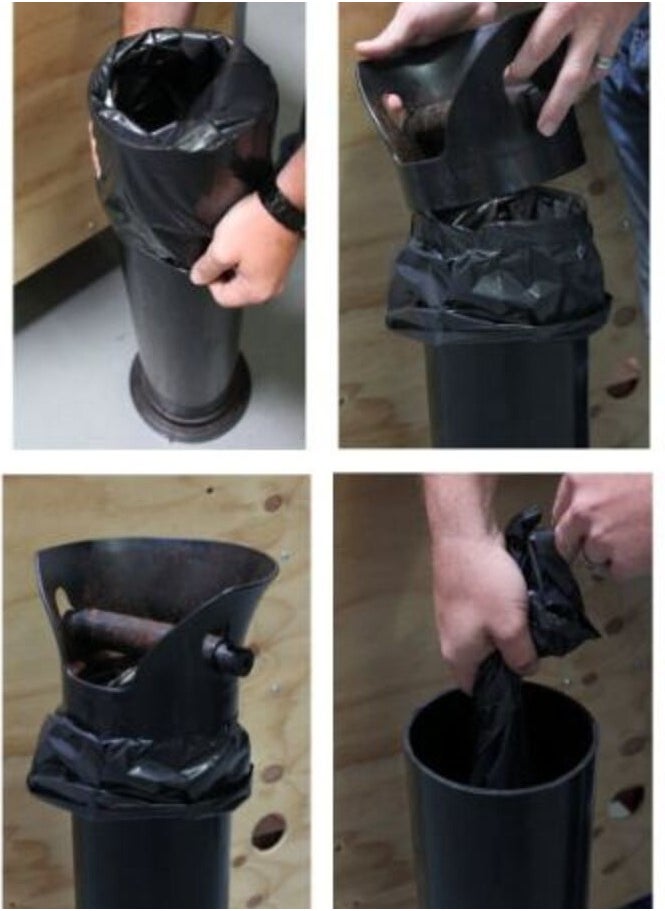 Rhino Coffee Gear - Thumpa Floor Standing Knock Tube, Commercial Coffee Waste Bin - Black - Image 1