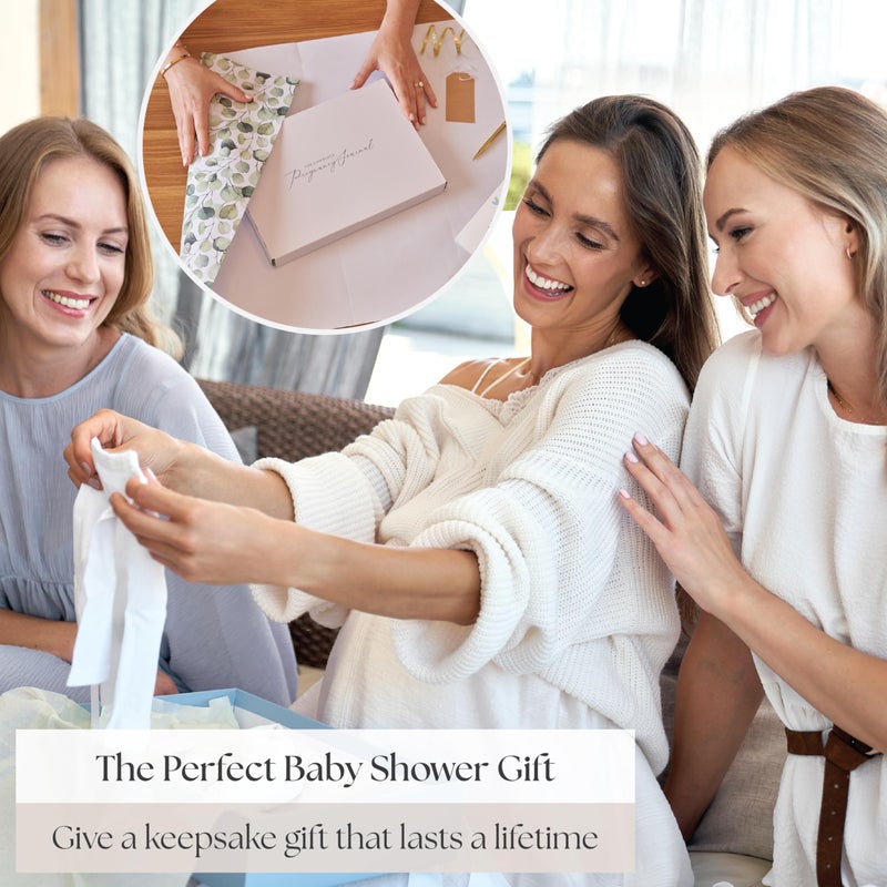 Bibi & Beau Complete Pregnancy Journal & Memory Book - Weekly Pregnancy Scrapbook with Ultrasound Photo Slots - Pregnant Planner Tracking, Milestone Tracker & Firstâ€‘Year Keepsake - Image 4